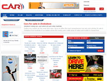 Tablet Screenshot of car.co.zw